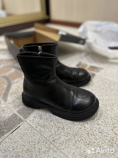 Полусапоги женские зимние натуральная кожа