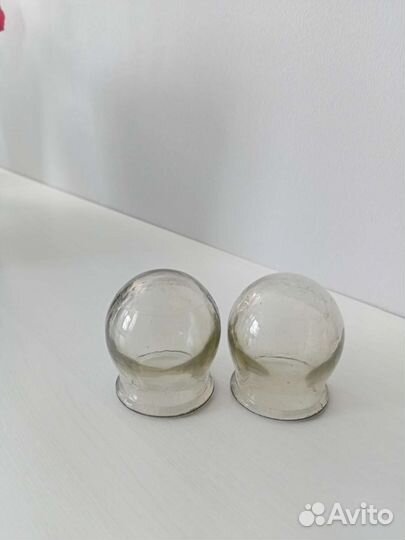 Медицинские банки стеклянные СССР новые