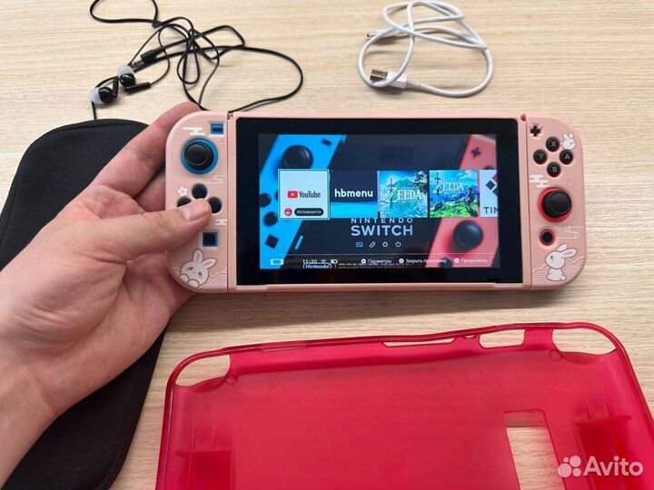 Nintendo Switch Прошитая +12 игр