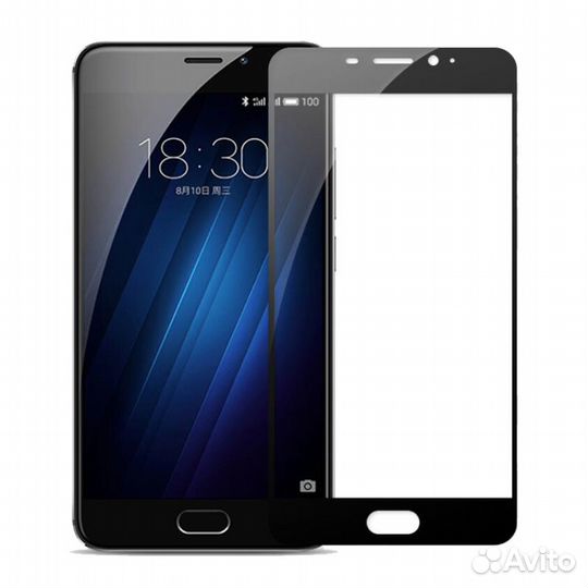 Защитное стекло для Meizu M5, Black