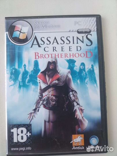 DVD диск assassin creed brotherhood