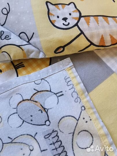 Бортики в кроватку и постельное белье