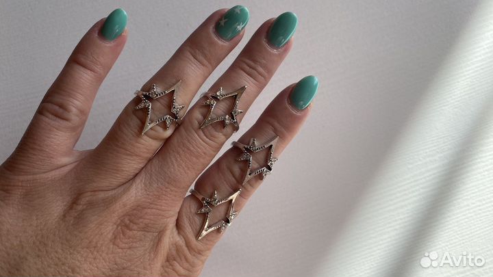 Кольца бижутерия пакетом