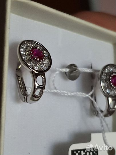 Серьги серебро 925 пробы