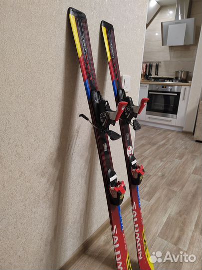 Горные лыжи детские 120 комплект