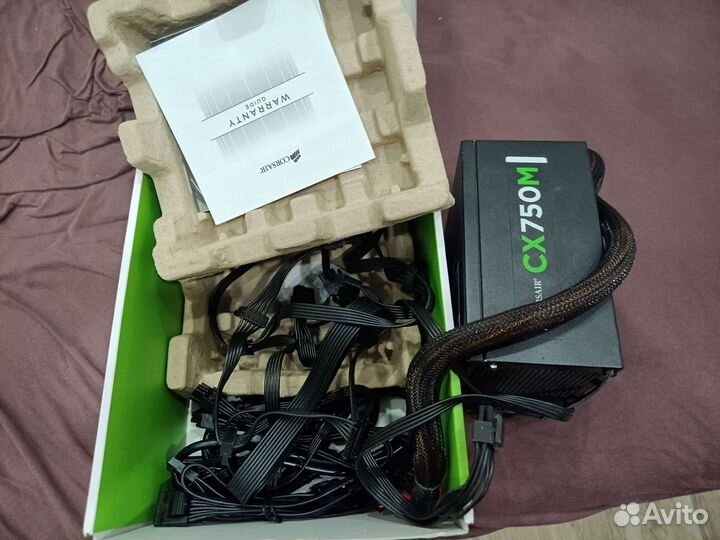 Блок питания corsair cx 750m bronze