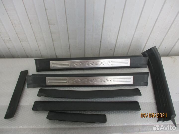 Накладки на пороги SsangYong Kyron 1 кайрон
