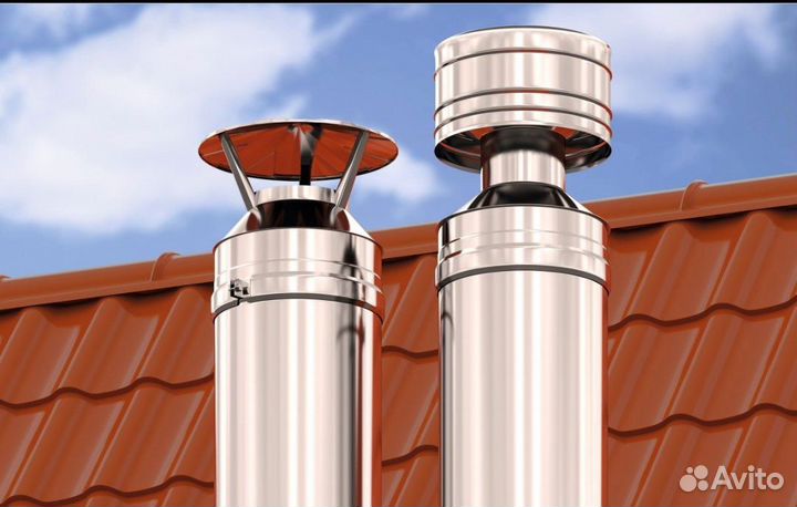 Трубы для дымохода и комплектующие