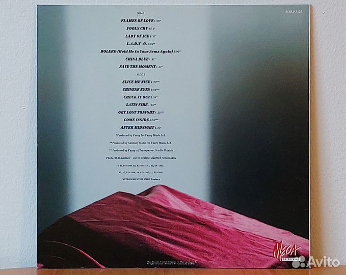 Fancy – Gold (винил, LP), 1988