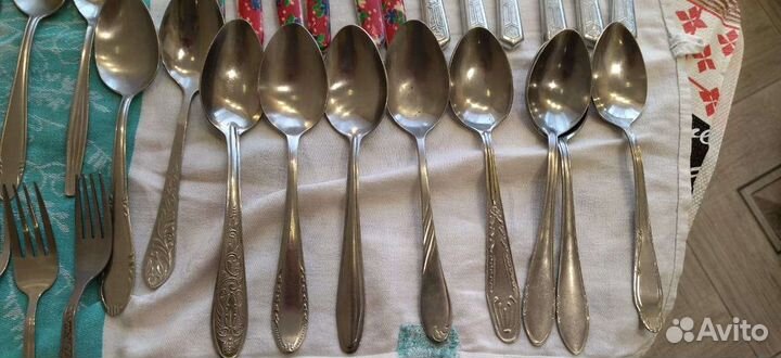Ложки вилки нержавейка СССР