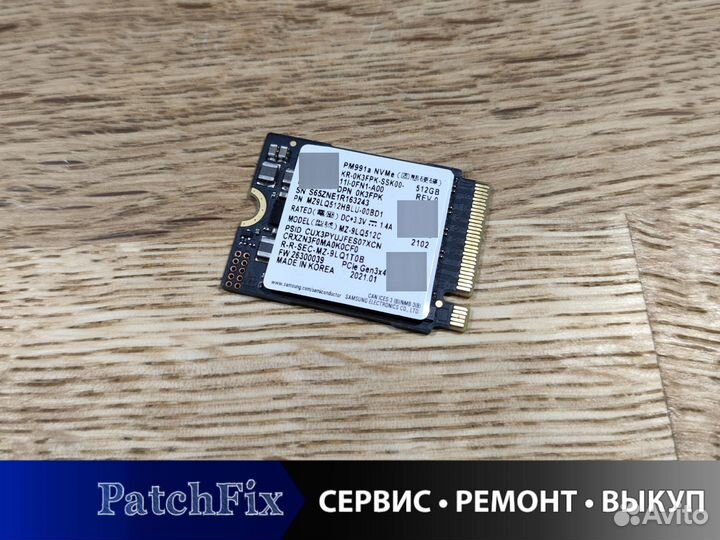 Новый SSD M2 samsung 512гб для SteamDeck