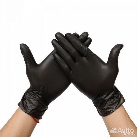 Перчатки одноразовые винил нитриловые