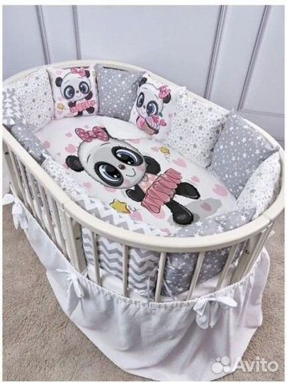 Комплект бортиков с одеялом в кроватку