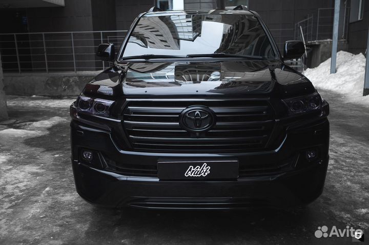 Комплект пределки в 2016+ TLC200 с черными фарами