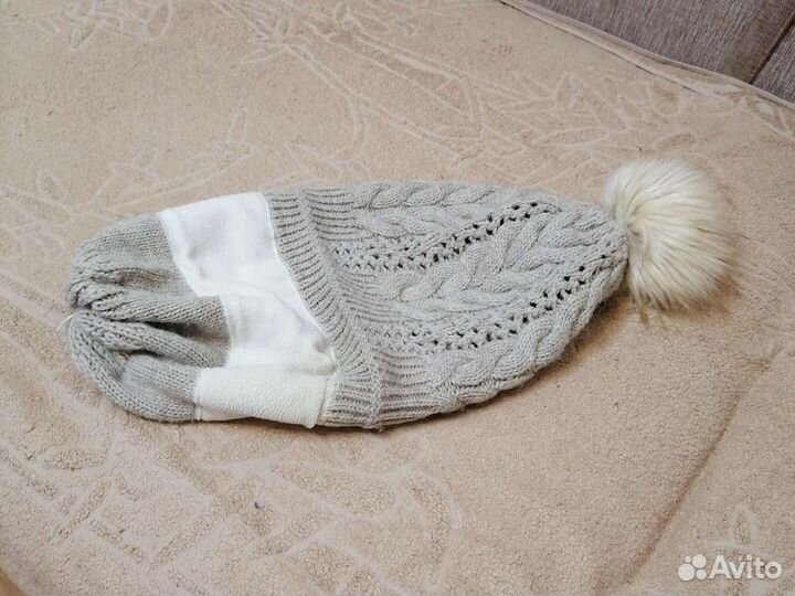 Шапка зимняя женская, за 2 шоколадки