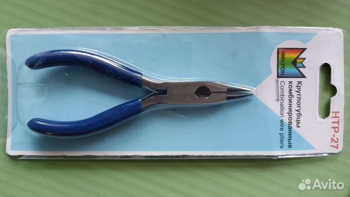 Круглогубцы комбинированные HTP-27 в блистере