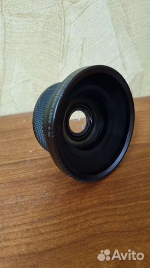 Широкоугольная насадка на объектив видеокамеры