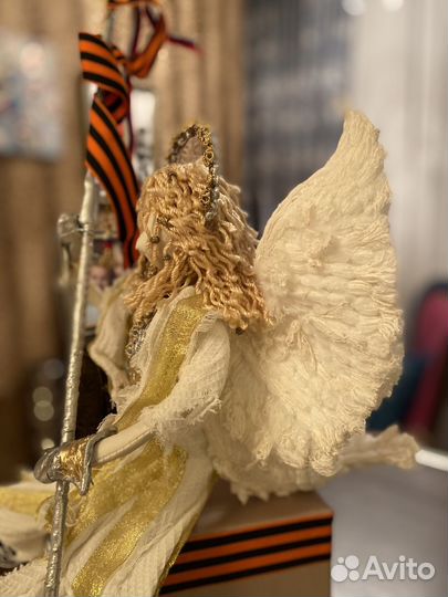 Кукла ангел ручной работы