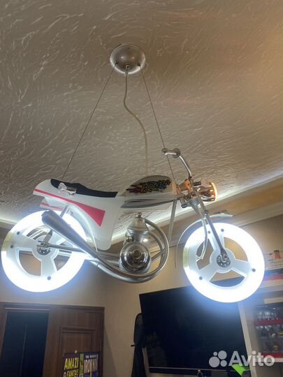 Люстра мотоцикл