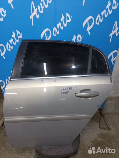Опель Вектра C дверь задняя левая серебристая