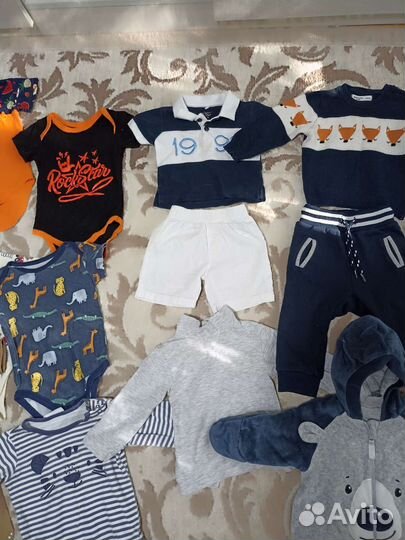 Пакет фирменных вещей на мальчика