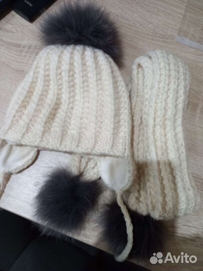 Набор шапка и шарфик