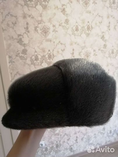 Меховая мужская кепка из нерпы