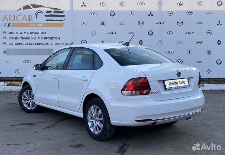 Volkswagen Polo 1.6 МТ, 2019, 100 500 км