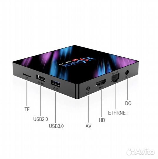 Тв приставка Android 9,0 H96 Max(прошитые)