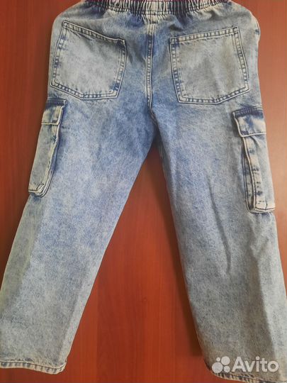 Джинсы карго детские 140