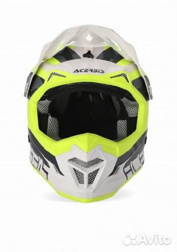 Кроссовый шлем Acerbis profile 4 Fluo-Yellow/White