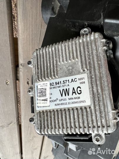 Фара правая skoda rapid