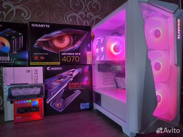 Мощный Gigabyte Gaming PC RTX4070+Core i5 13500