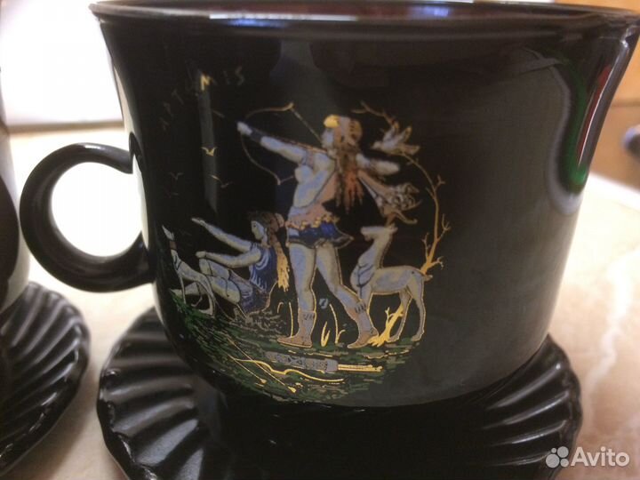 Чайные,Кофейные пары СССР, Кофейный набор, 90 ые