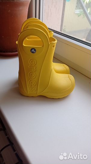 Сапоги детские Crocs c8, 25размер