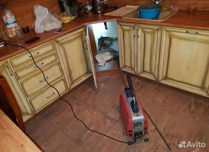 Прочистка канализации, устранение засоров. Частник