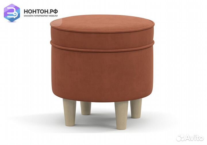 Пуф Лора оранжевый