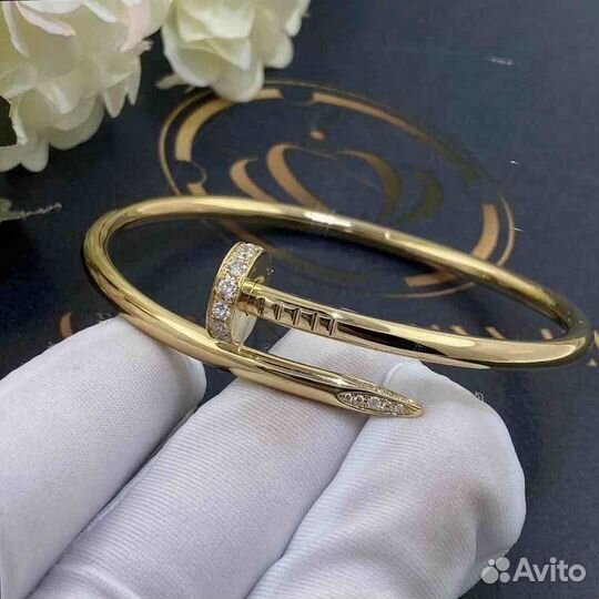 Браслет Cartier Juste un Clou Желтое золото, бриллианты 0,59ct