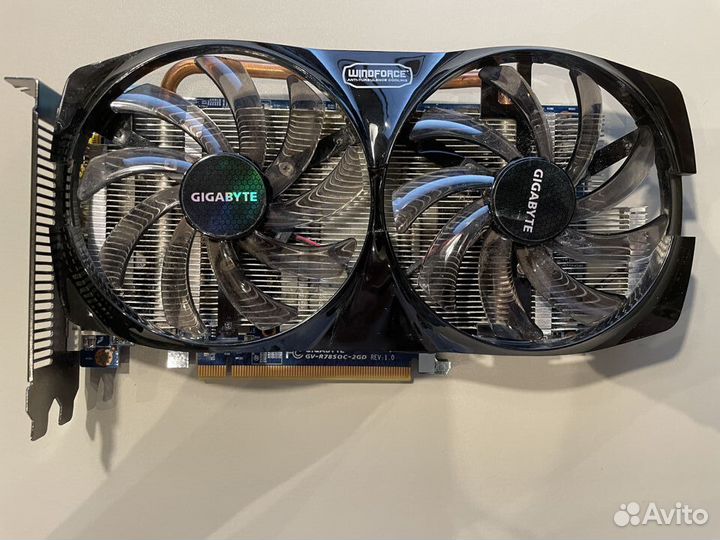 Видеокарта gigabyte AMD Radeon HD 7850, 2гб, gddr5