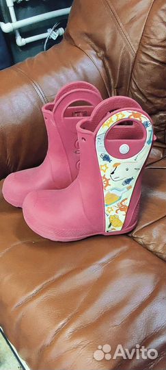 Резиновые сапоги crocs c9