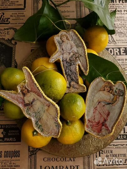 Картонаж Дрездеский.Елочная игрушка СССР