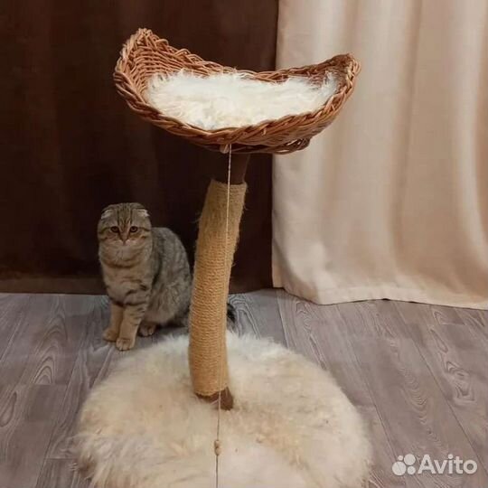 Когтеточка для кошек плетёная