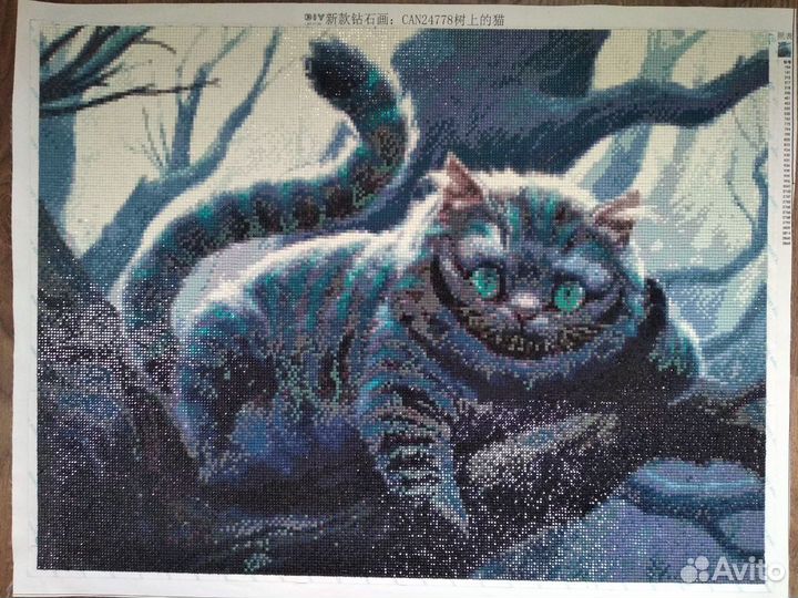 Картина алмазная мозаика собранная ручная работа