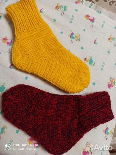 Носки вязаные ручной работы детские
