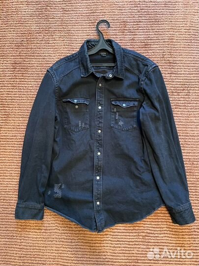 Джинсовая рубашка ostin