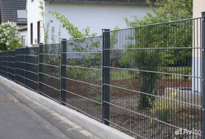Забор из 3D сетки профессионально качественно
