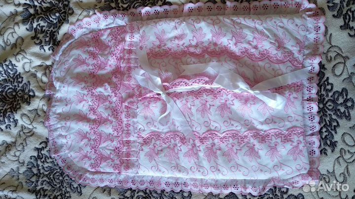 Конверт на выписку летний для девочки