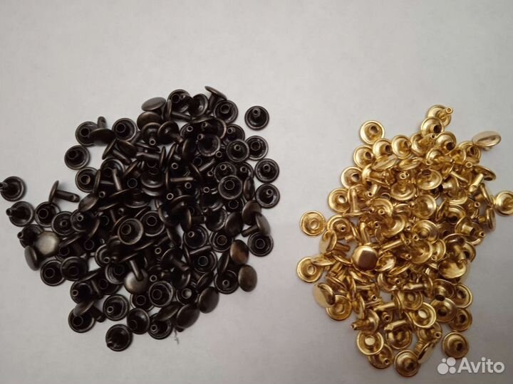 Хольнитены (заклёпки) двусторонние 9 мм,50 штук