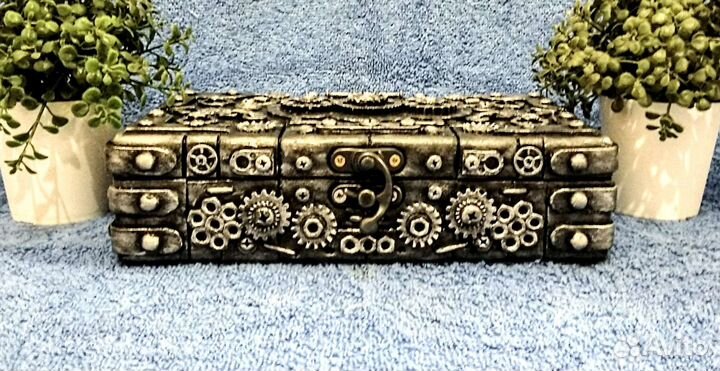 Шкатулка купюрница в стиле лофт