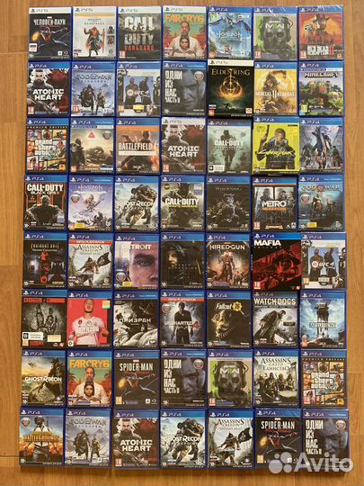 Игры для PS4/PS5(продажа,аренда,обмен)